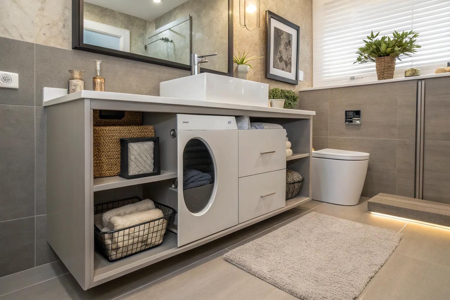 18+ Clever Litter Box Ideas Under Bathroom Sinks