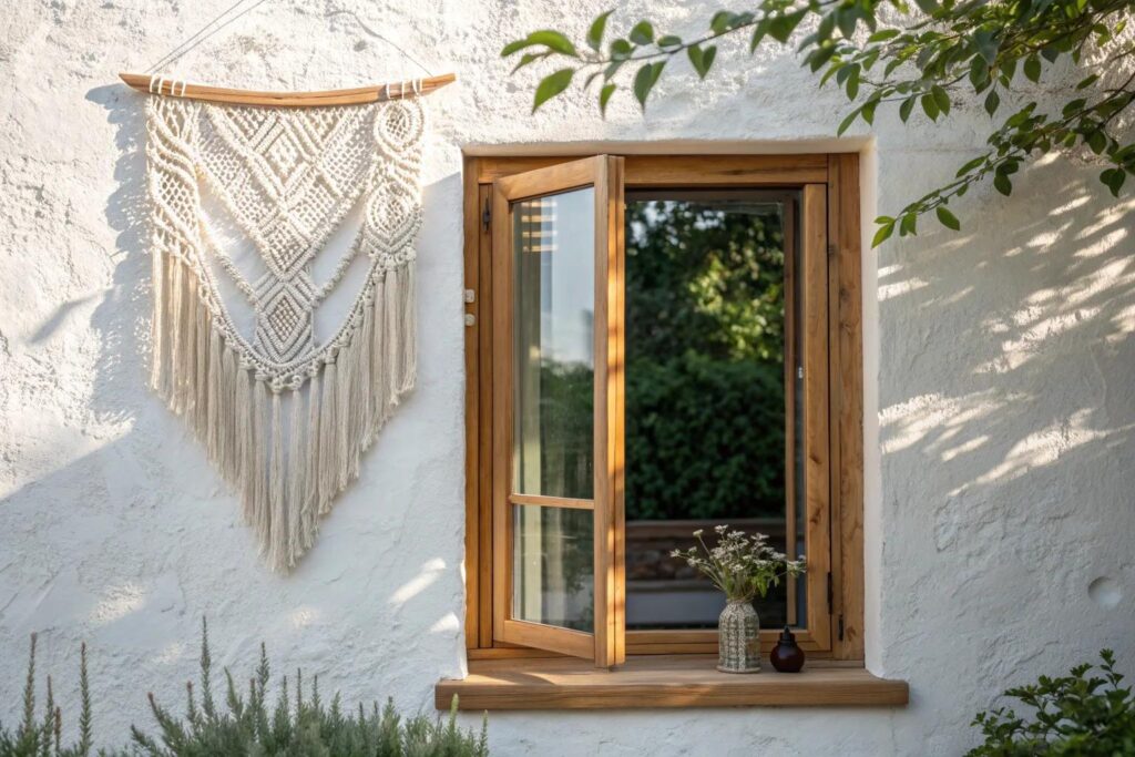 19+ Creative Outdoor Fake Exterior Window Ideas