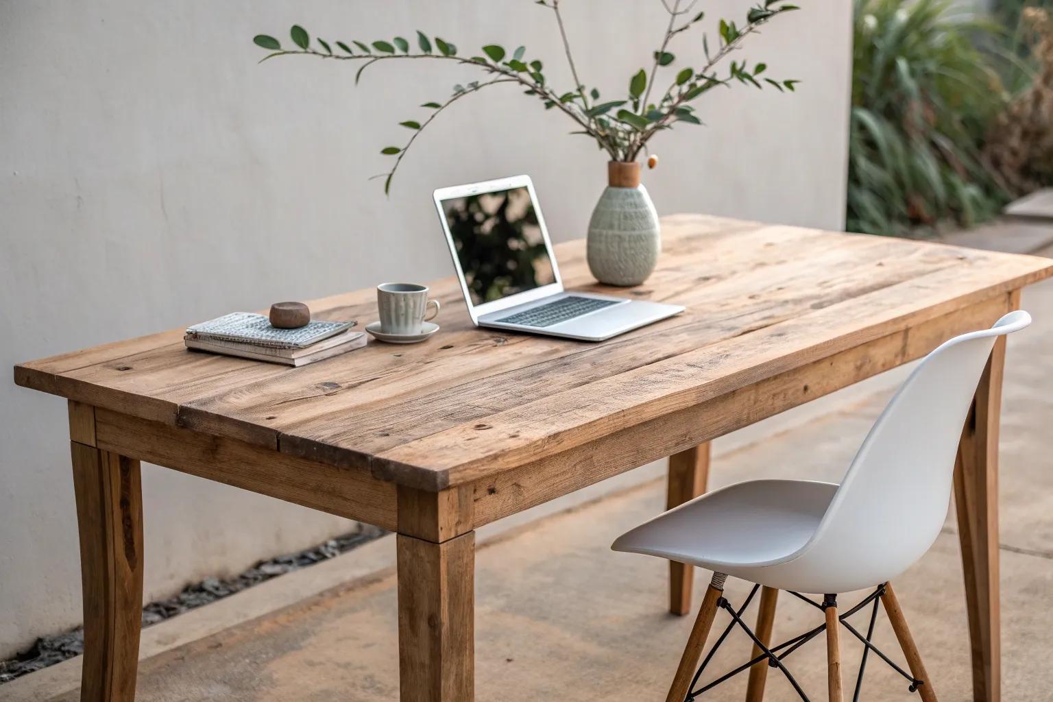 19+ Clever Repurposed Dining Table Ideas