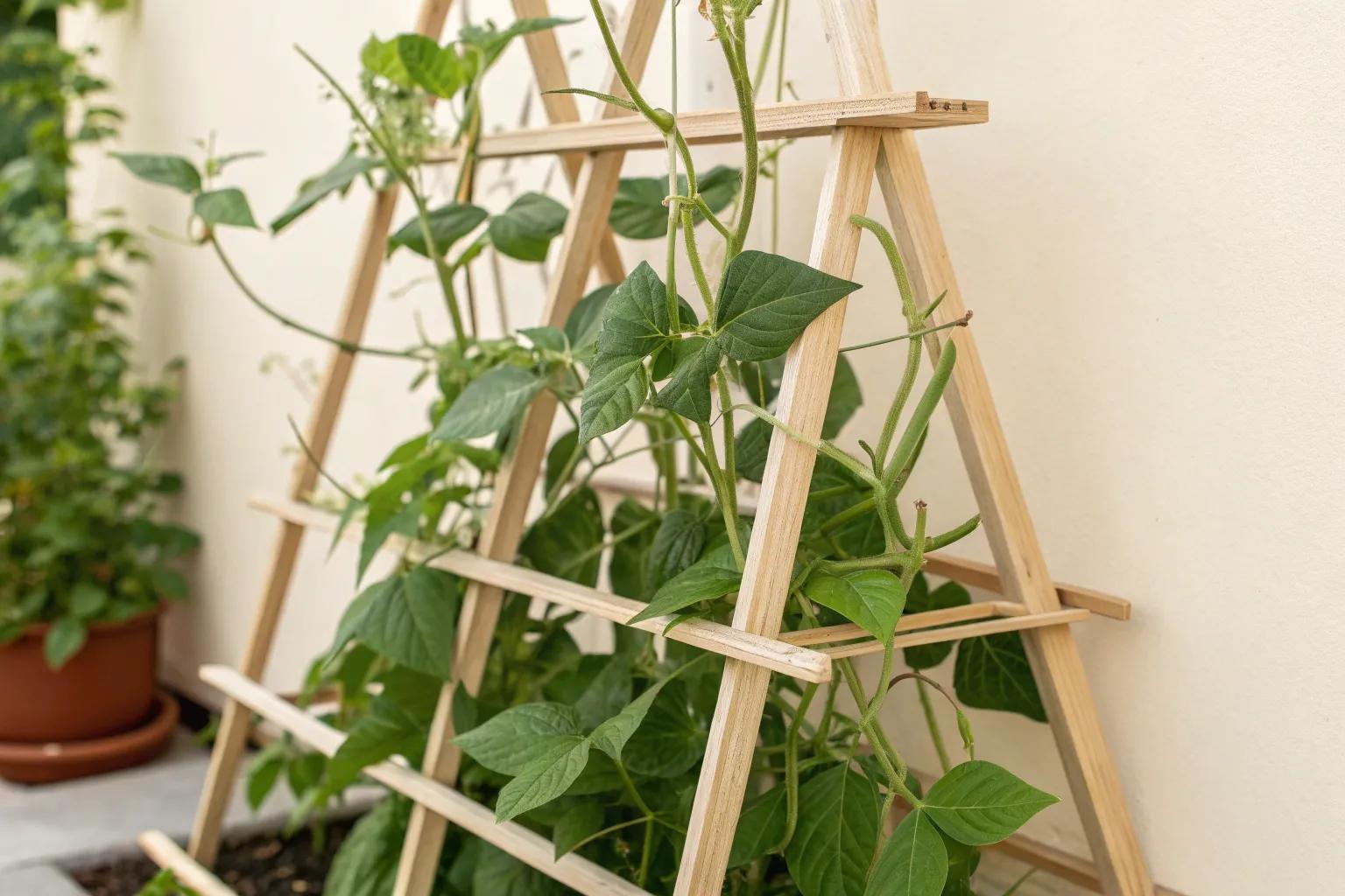 13+ Creative Bush Bean Trellis Ideas