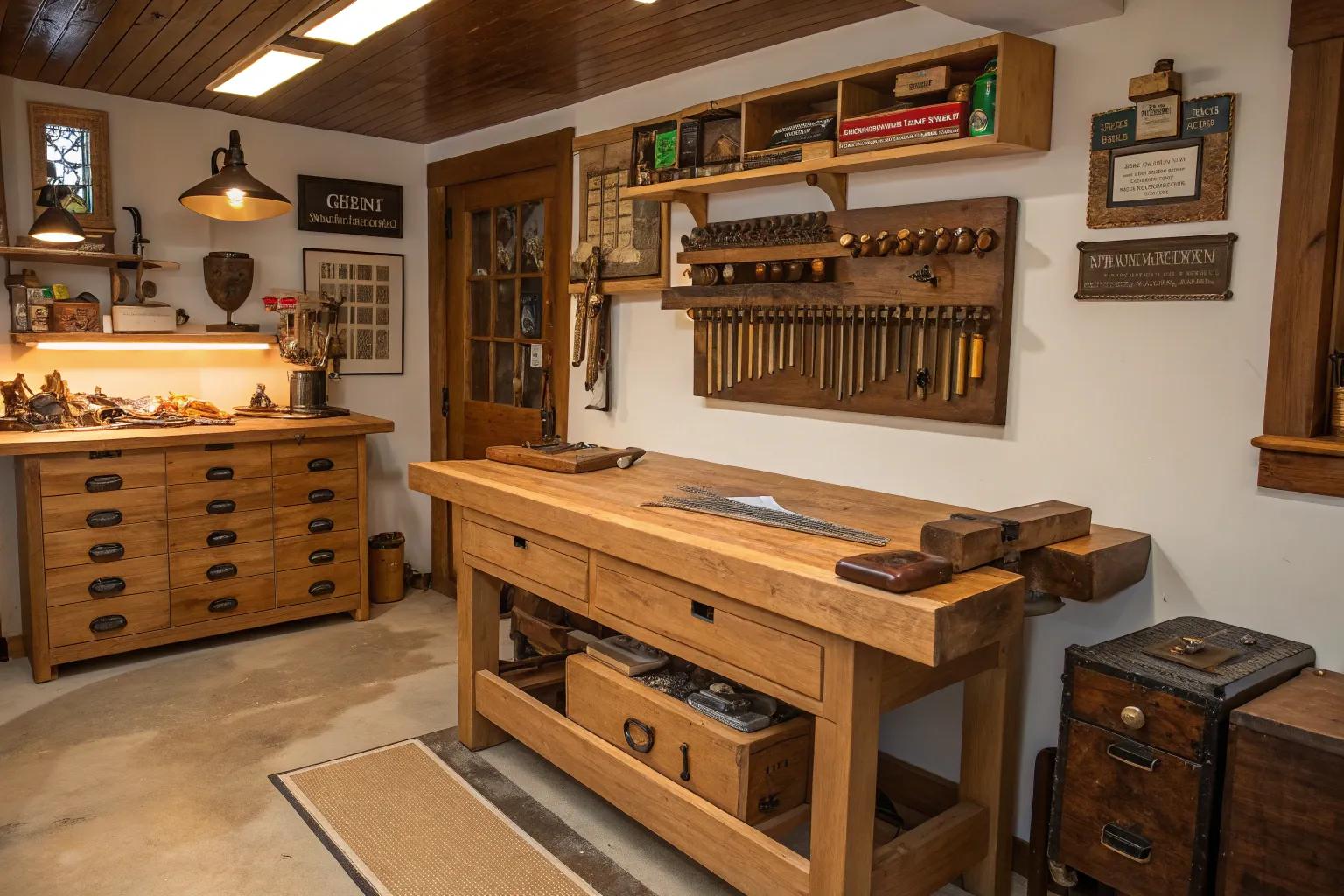 16+ Inspiring Craft Shed Interior Ideas