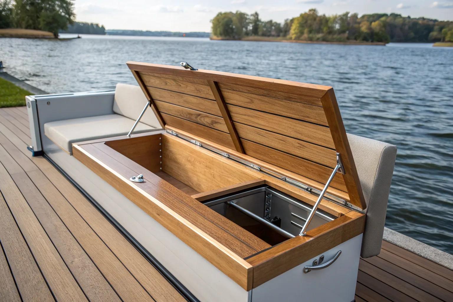 17+ Inspiring DIY Boat Bench Seat Ideas