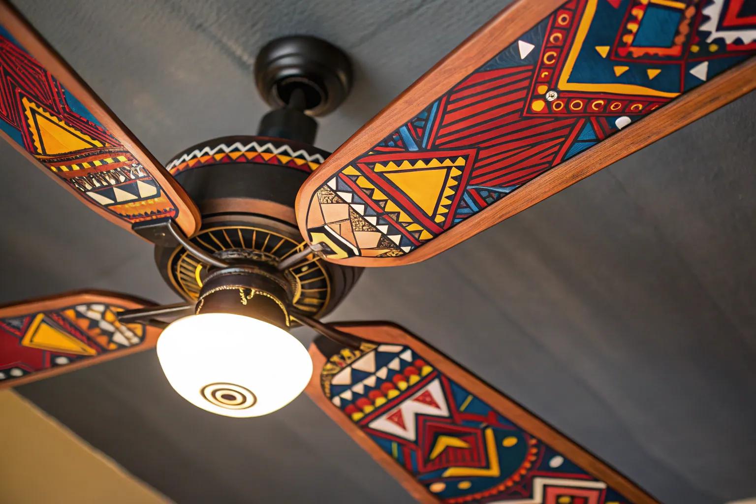 9+ Creative DIY Fan Blades Painting Ideas