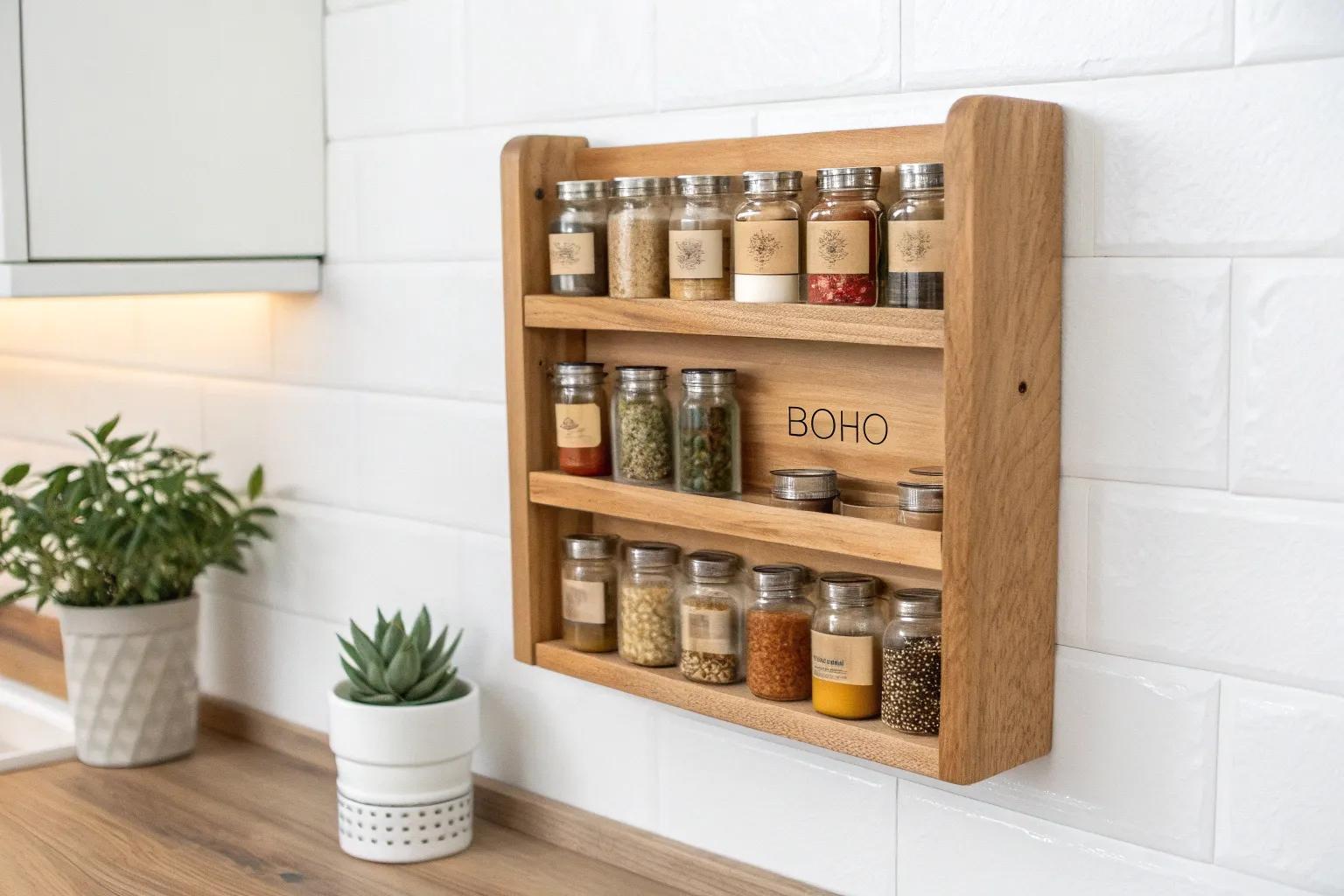 14+ Creative DIY Spice Rack Ideas for Your Kitchen