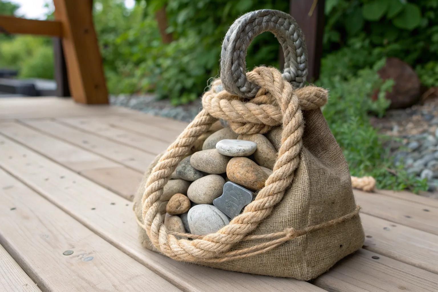 6+ Creative DIY Tent Weights Ideas