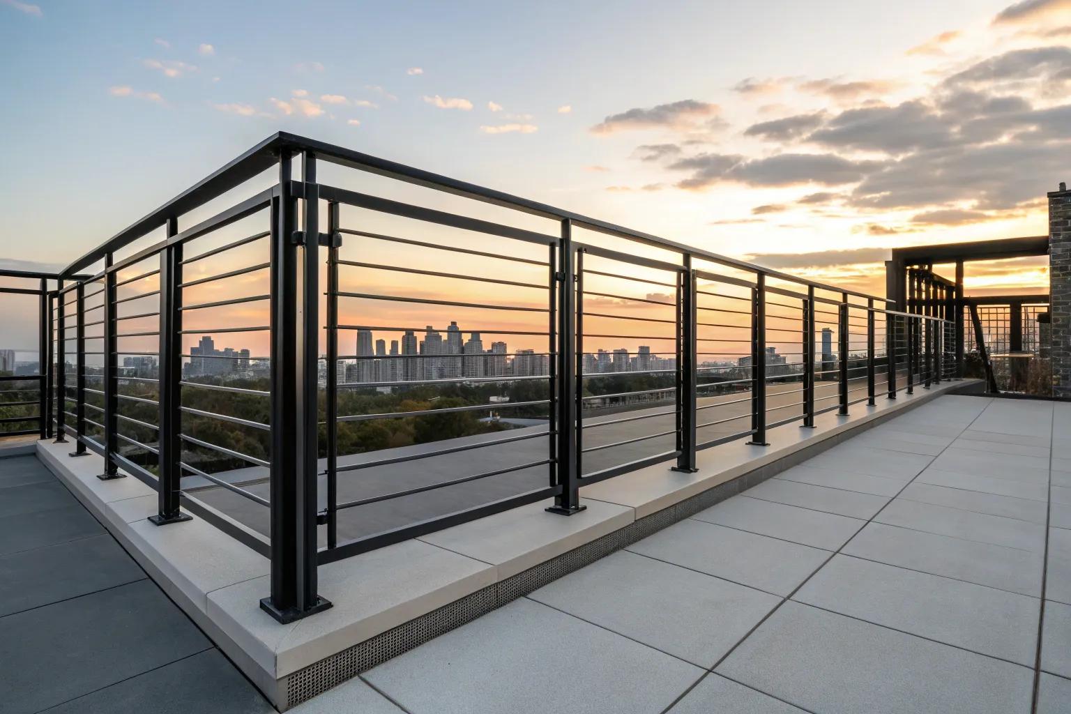 20+ Creative Flat Roof Railing Ideas
