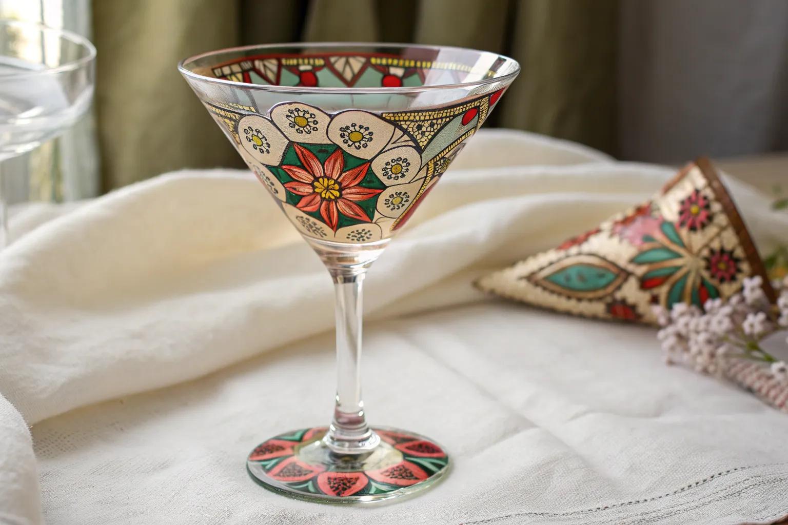 20+ Creative Martini Glass Painting Ideas