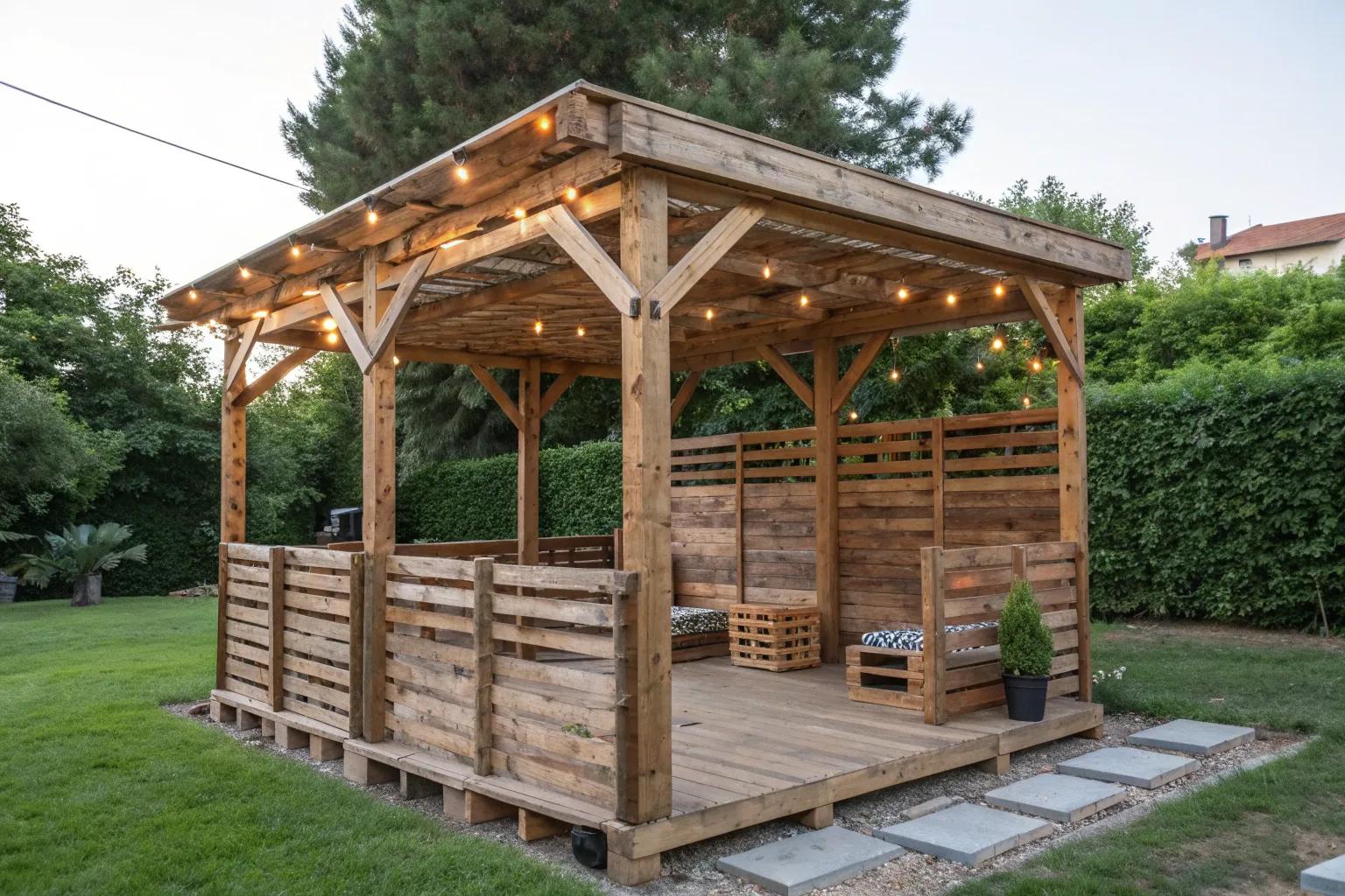 16+ Inspiring Pallet Roof Ideas for Your Home