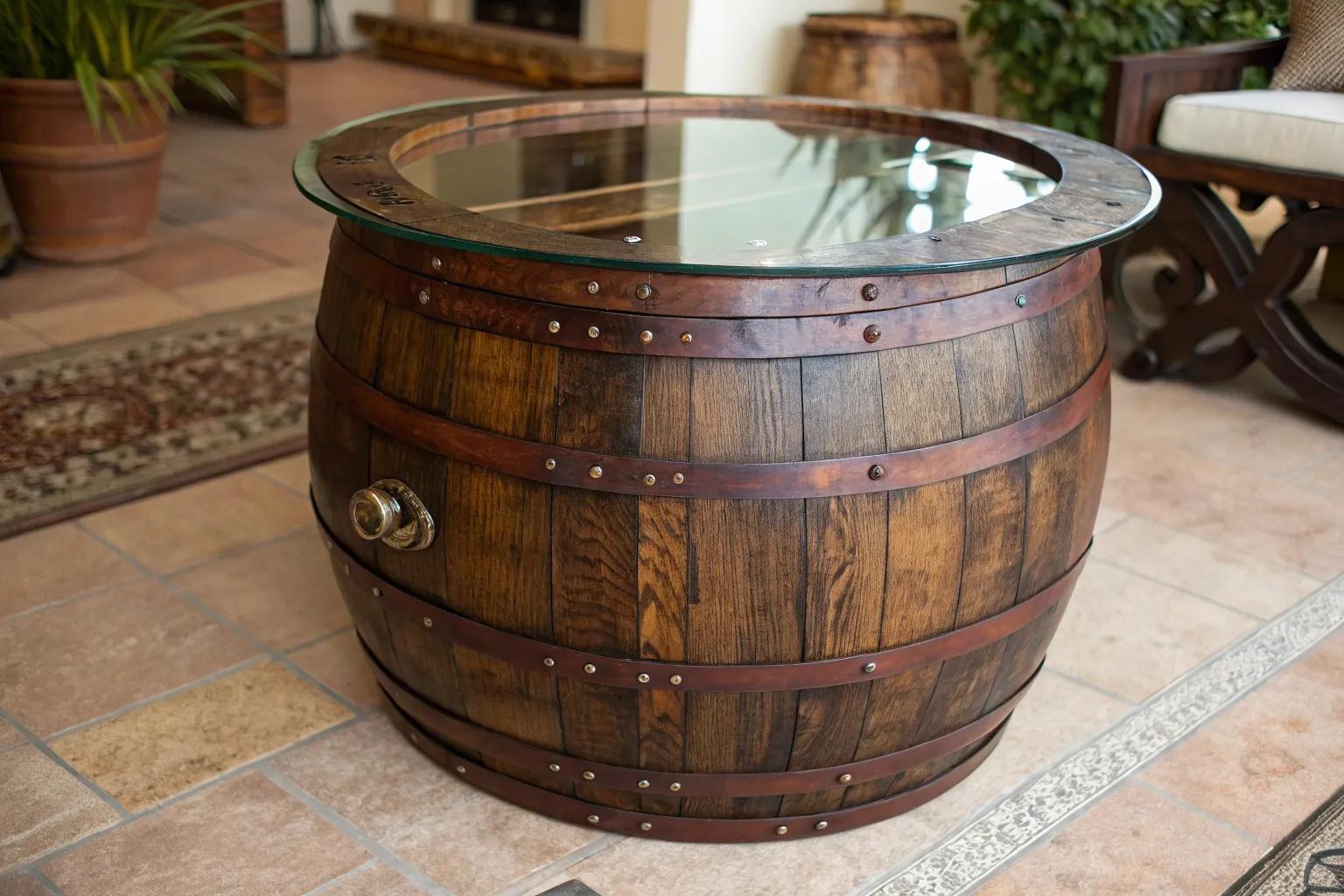 14+ Creative Wood Barrel Ideas for Your Home