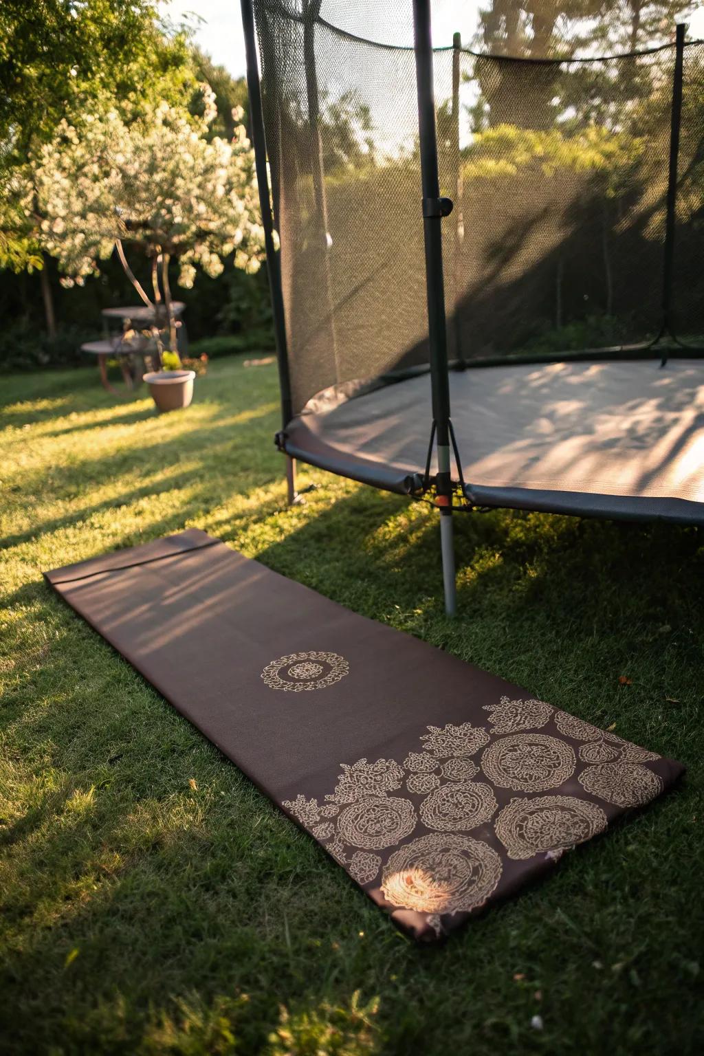 5+ Creative Under Trampoline Ideas