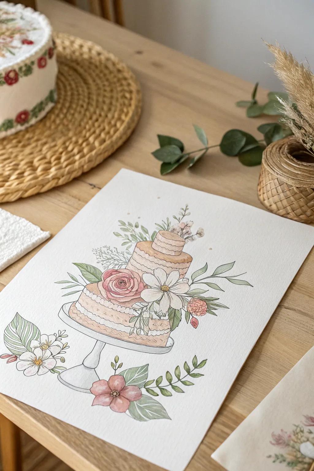 3+ Realistic Cake Drawing Ideas for Artists