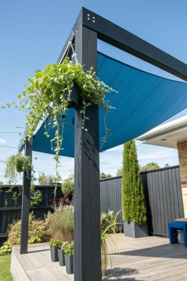 10+ Creative DIY Shade Sail Post Ideas — free download