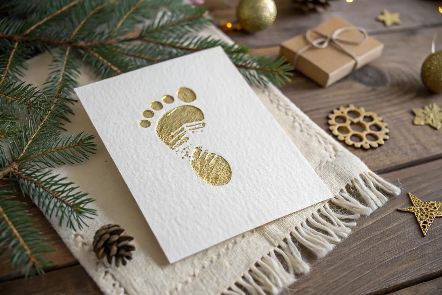 14+ Adorable Baby’s First Christmas Card Ideas