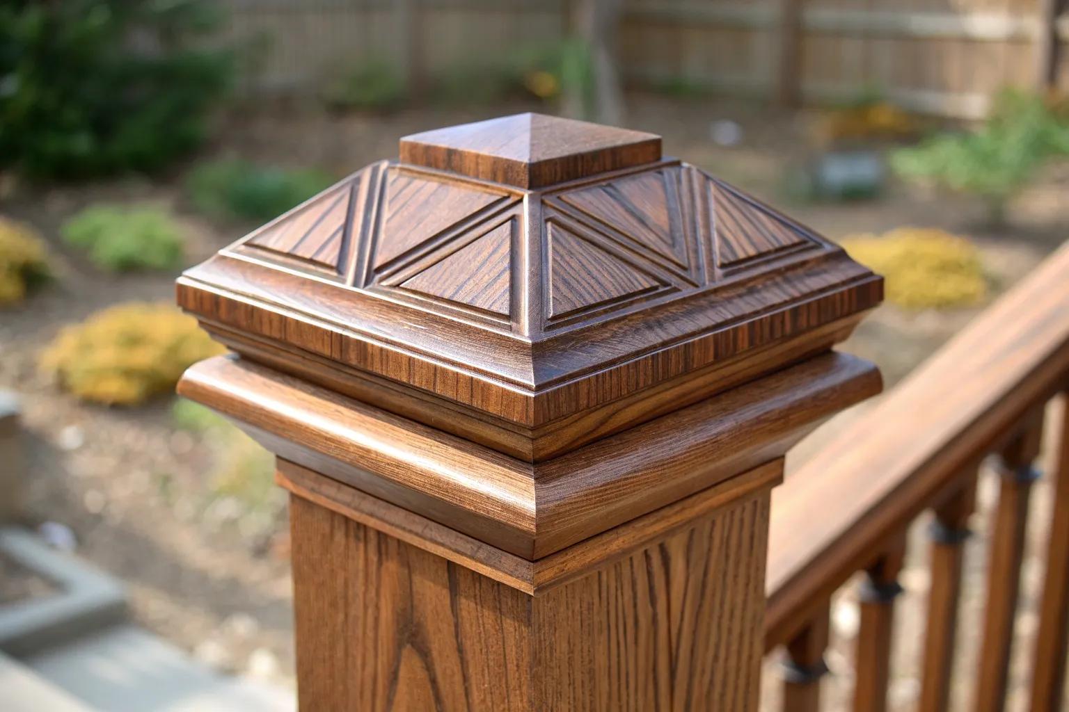 18+ Creative DIY Fence Post Cap Ideas