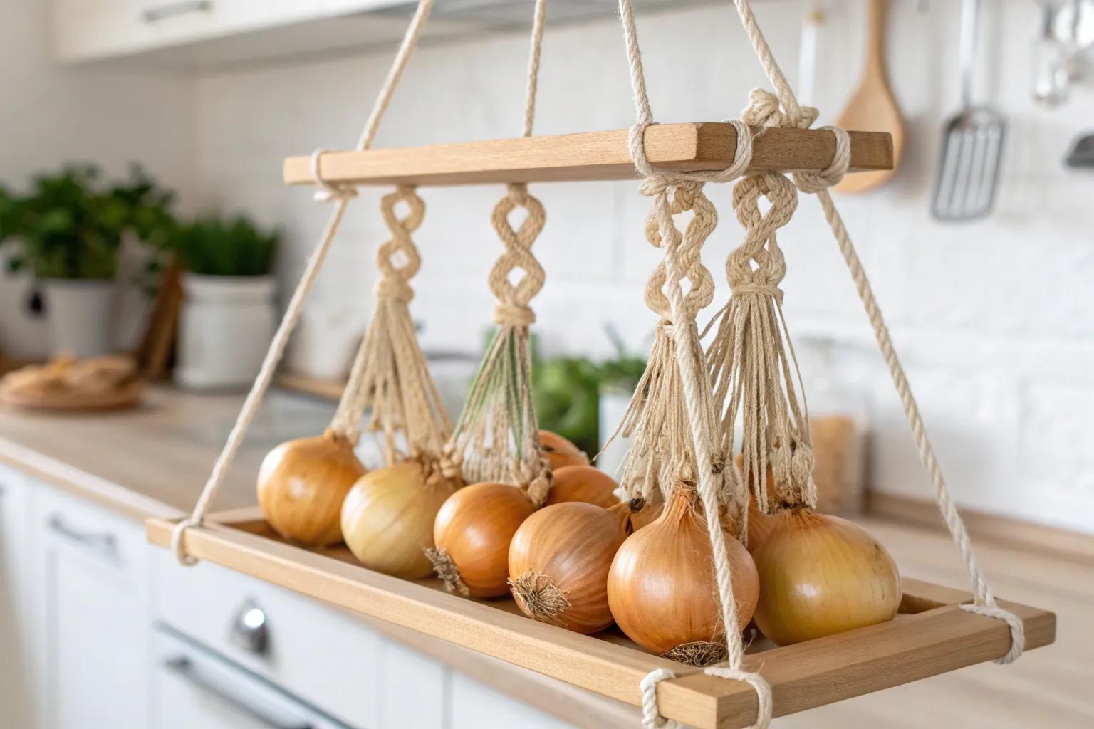 14+ Creative Onion Drying Rack Ideas for Your Home