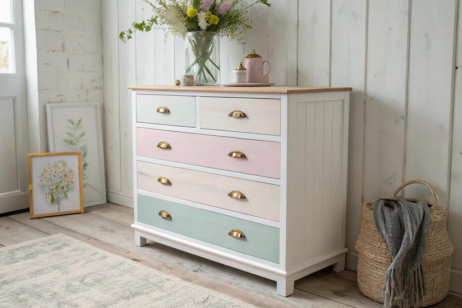 17+ Creative Painted Chest of Drawers Ideas