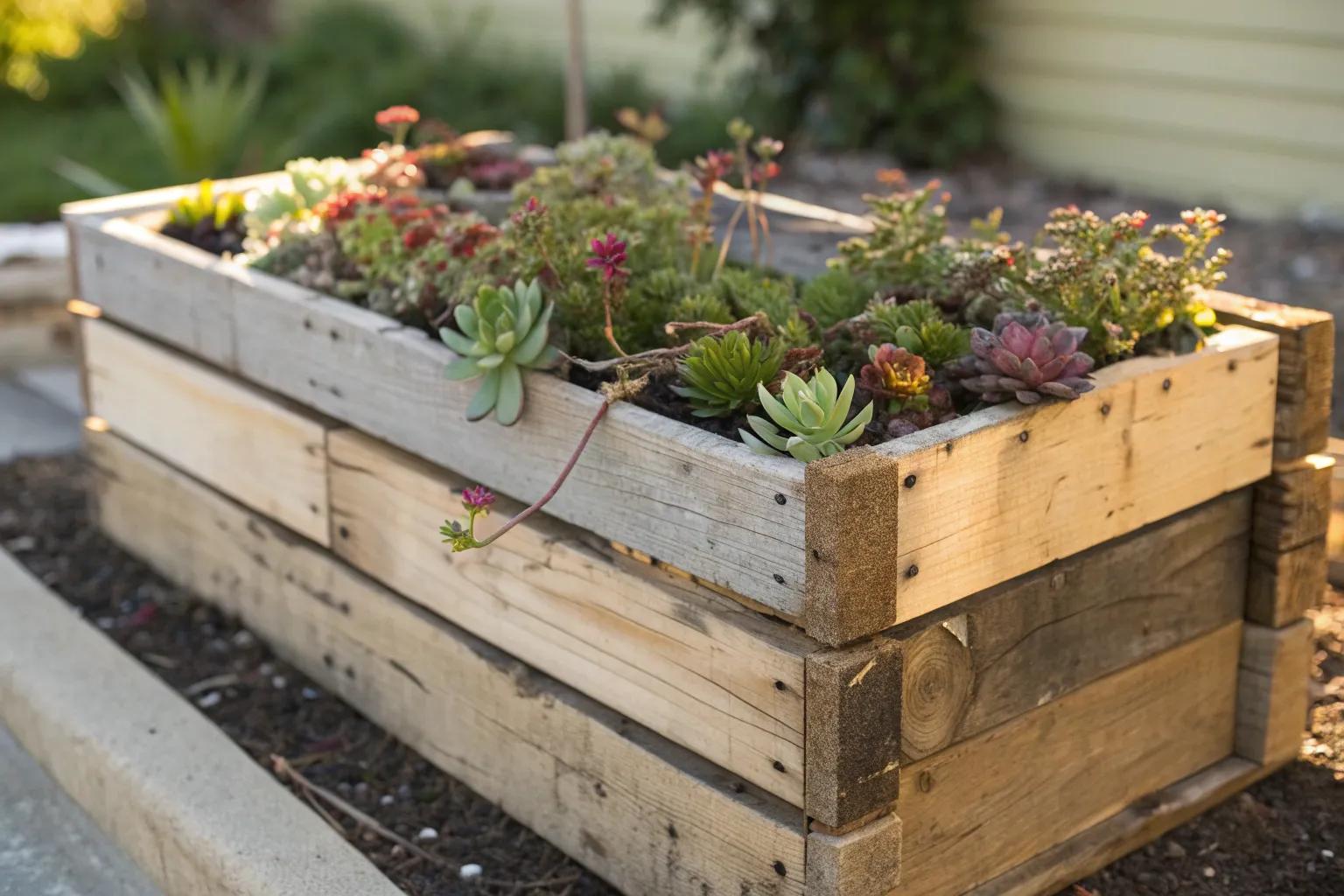 21+ Creative Pallet Ideas for Garden Planters