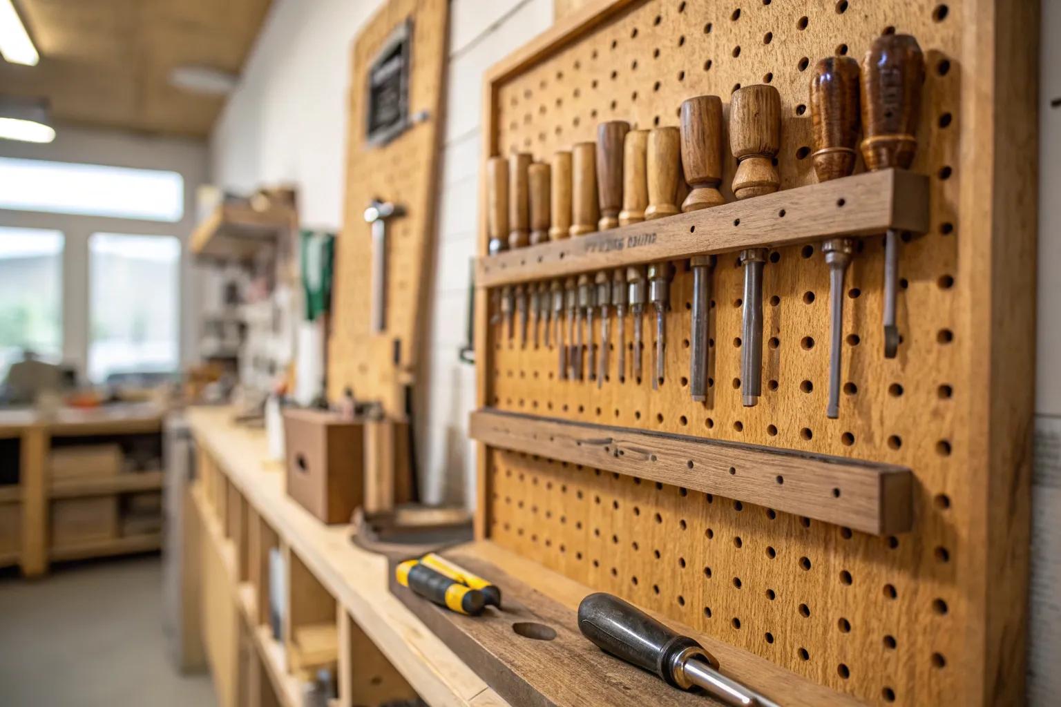 16+ Creative Peg Board Display Ideas for Your Home