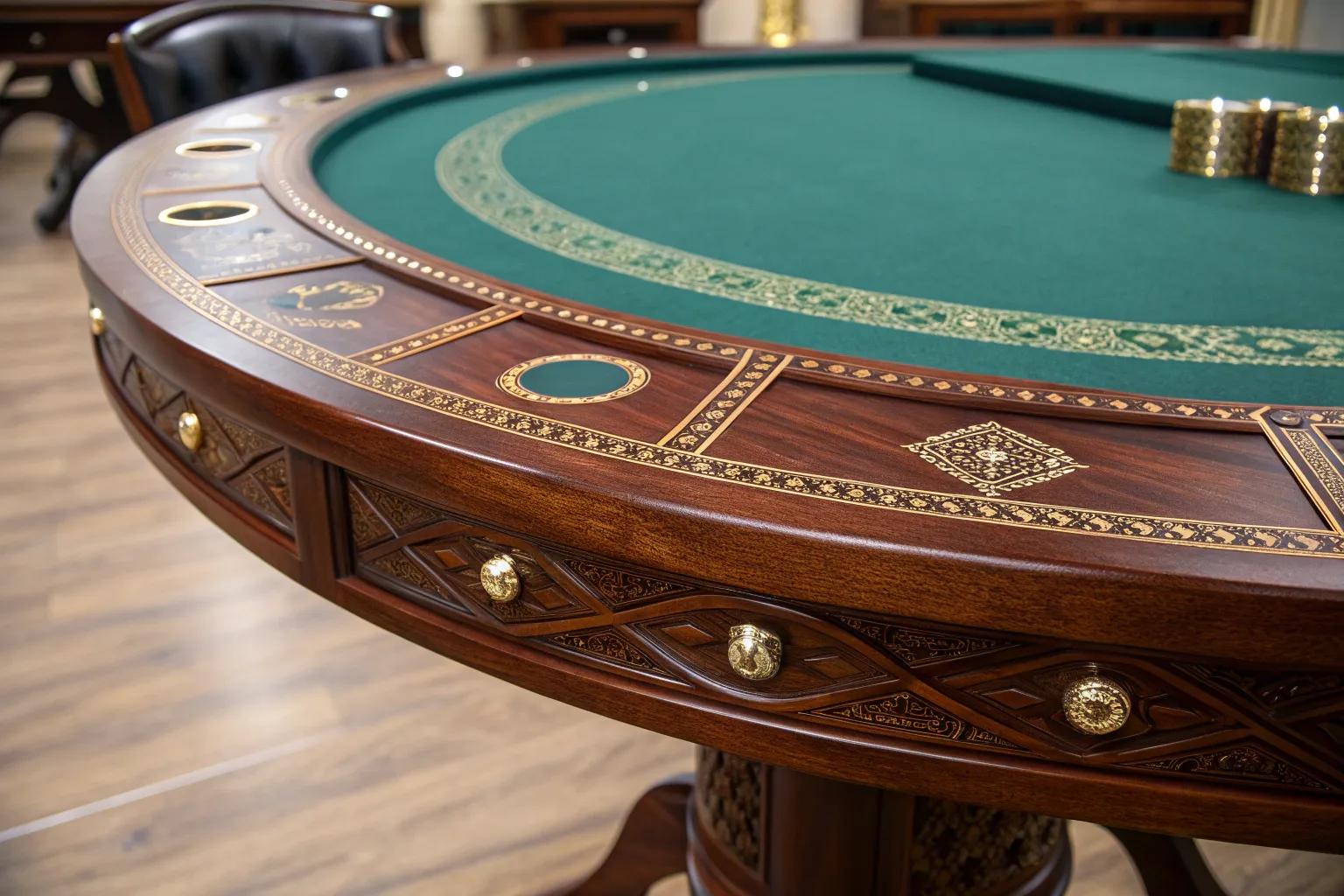 17+ Stylish Poker Table Design Ideas for Your Home