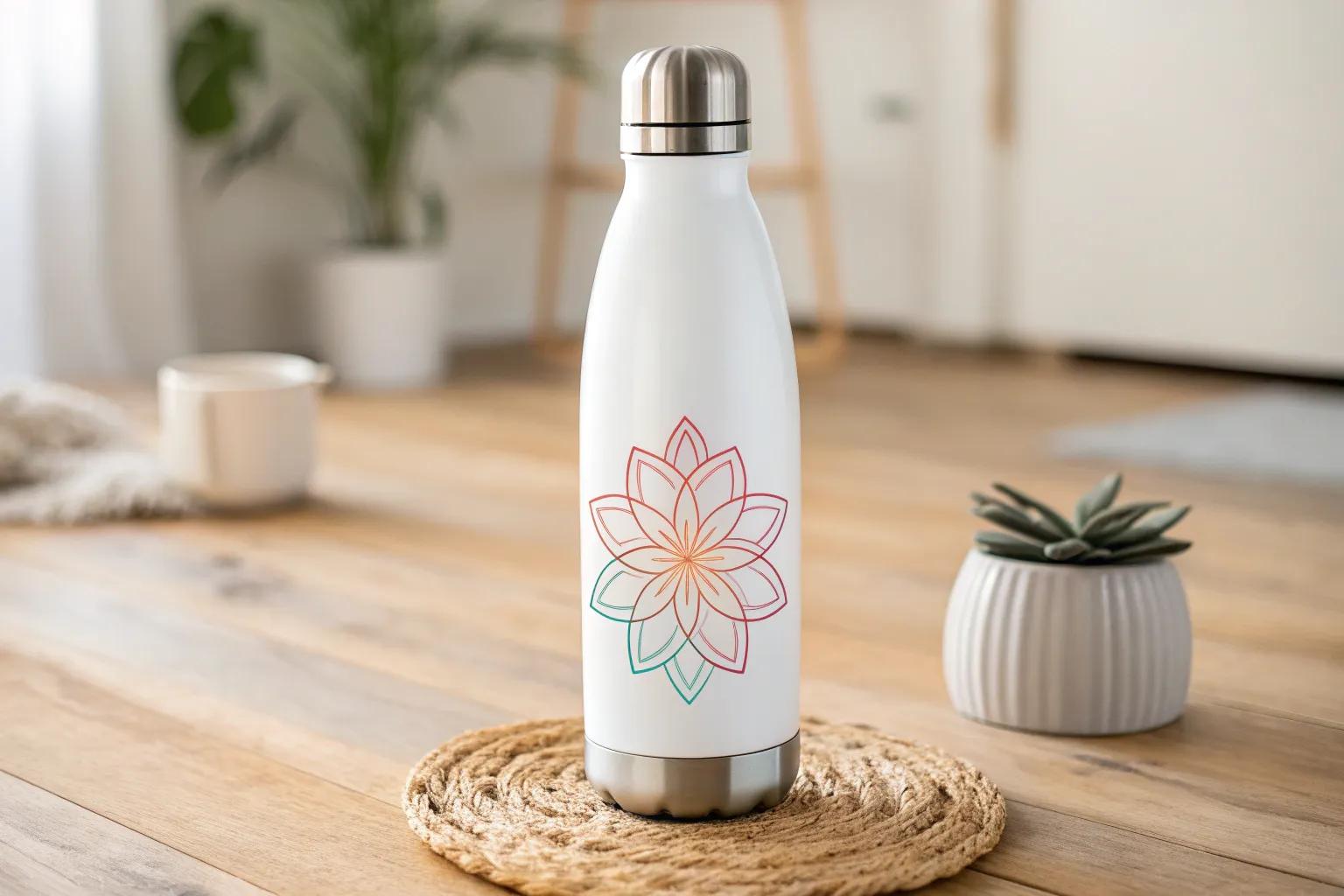 15+ Creative Water Bottle Sticker Ideas