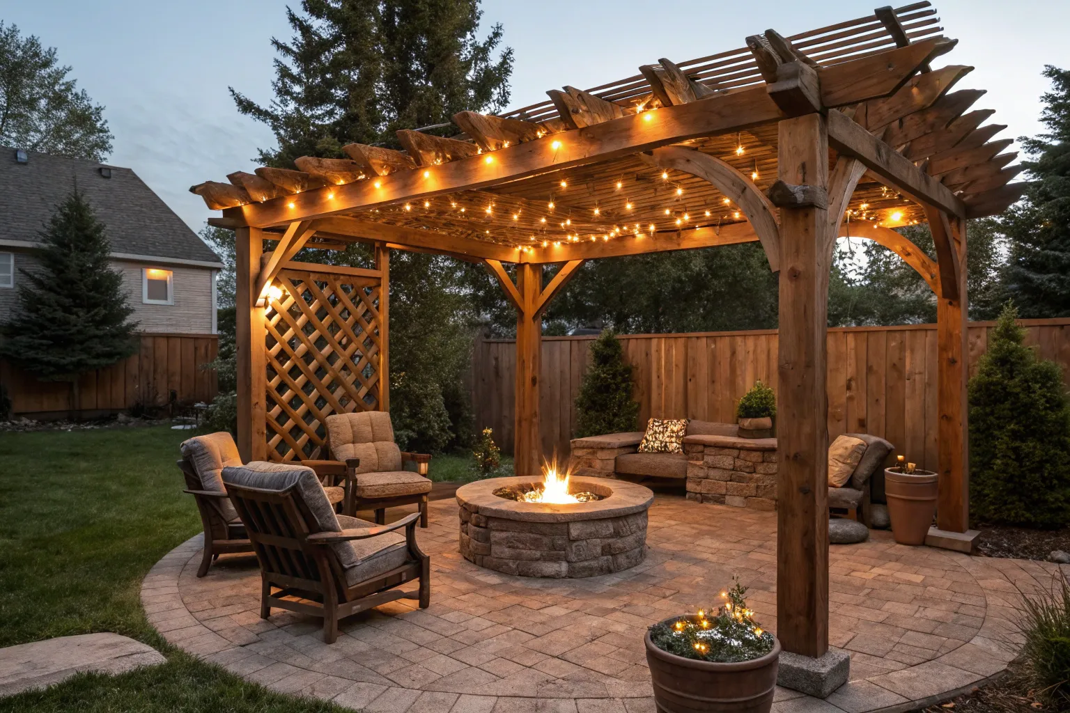 9+ Creative DIY Fire Pit Shelter Ideas