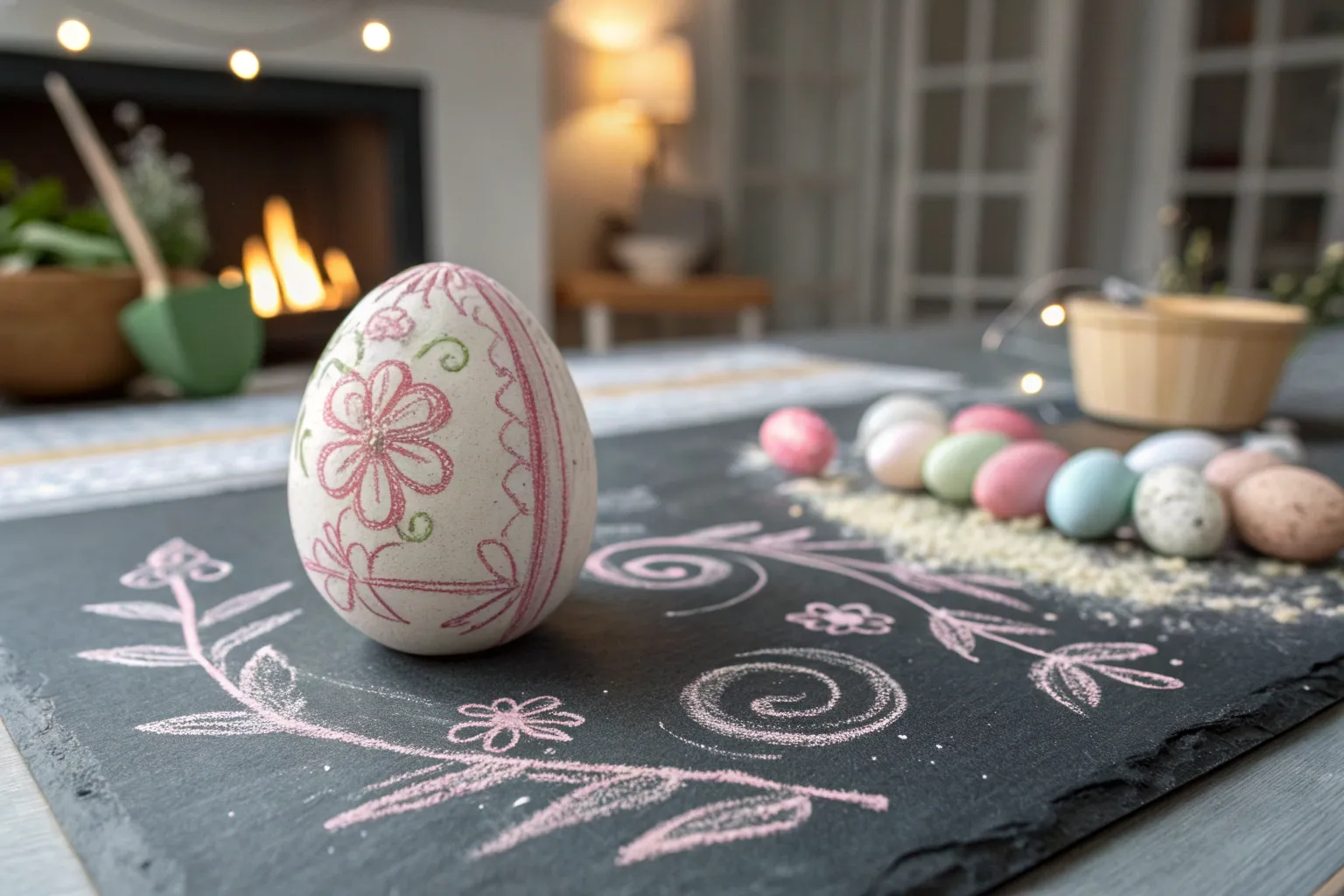 10+ Simple Easter Chalk Art Ideas to Try