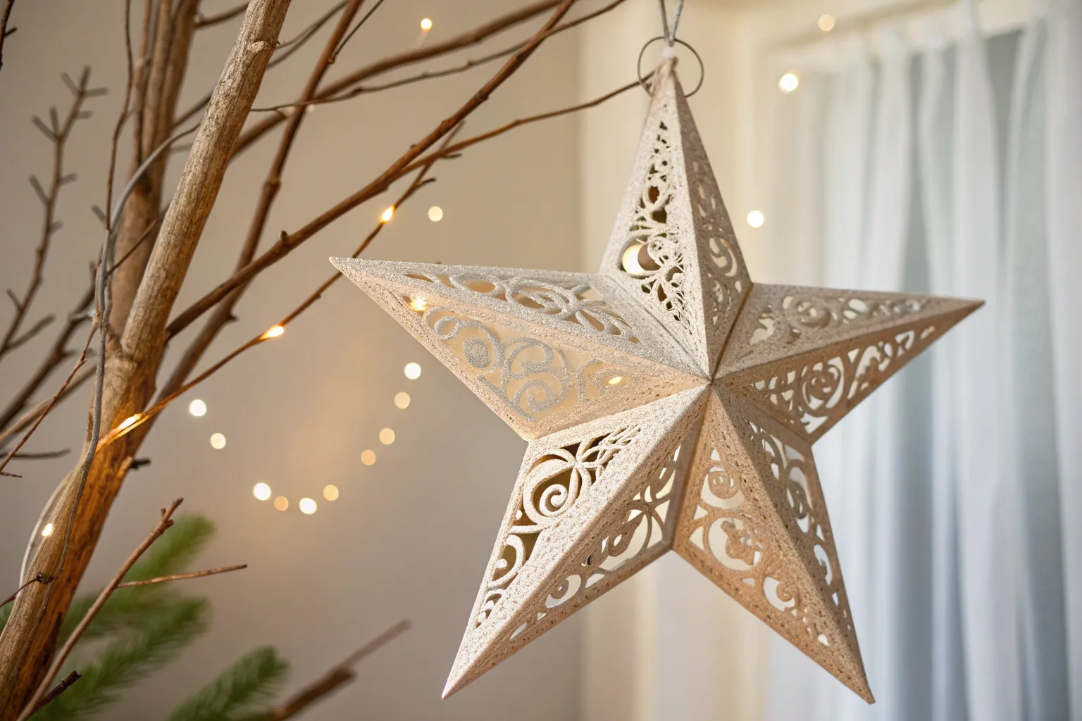 17+ Sparkling Glitter Paper Craft Ideas