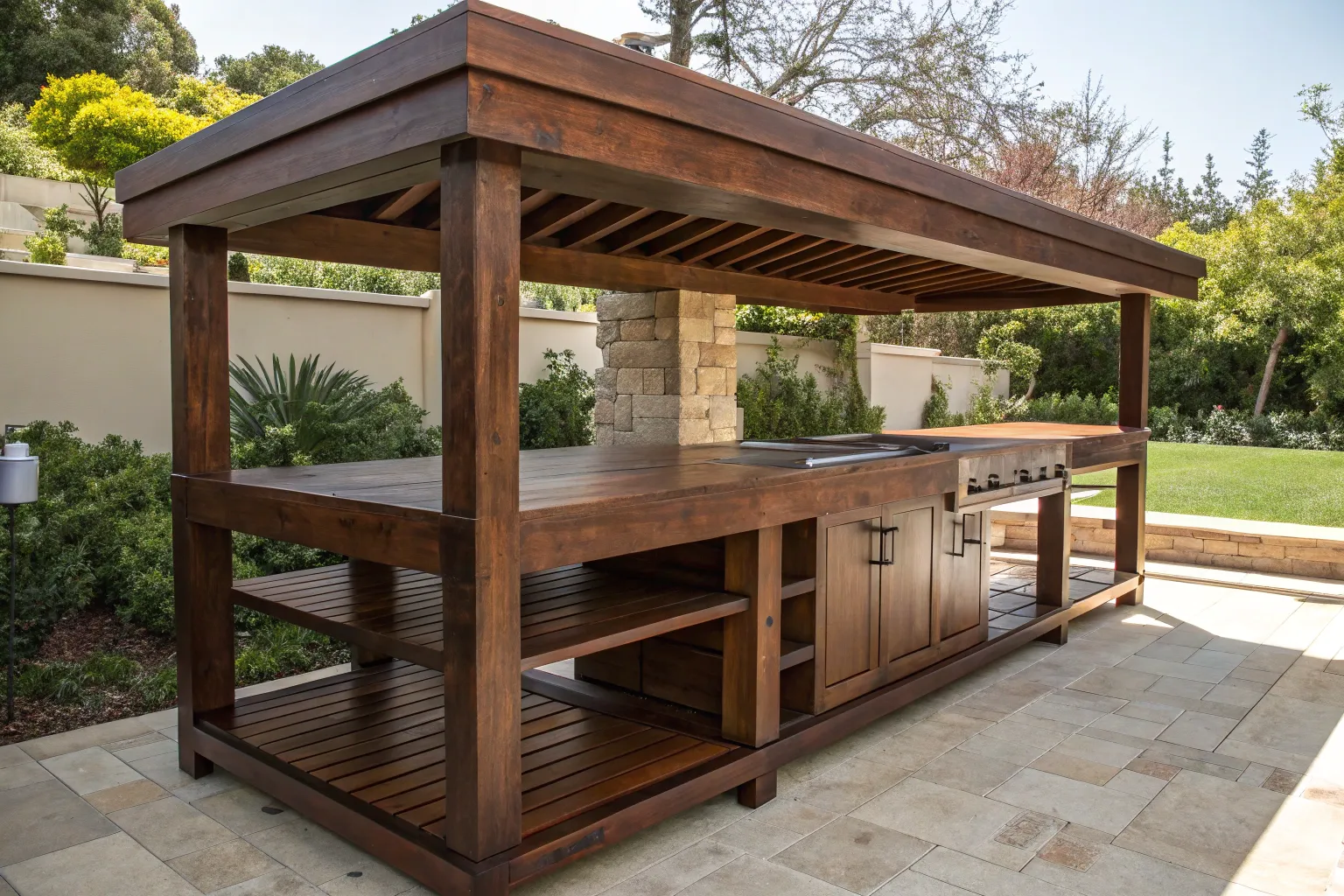 16+ Creative Outdoor Workbench with Roof Ideas