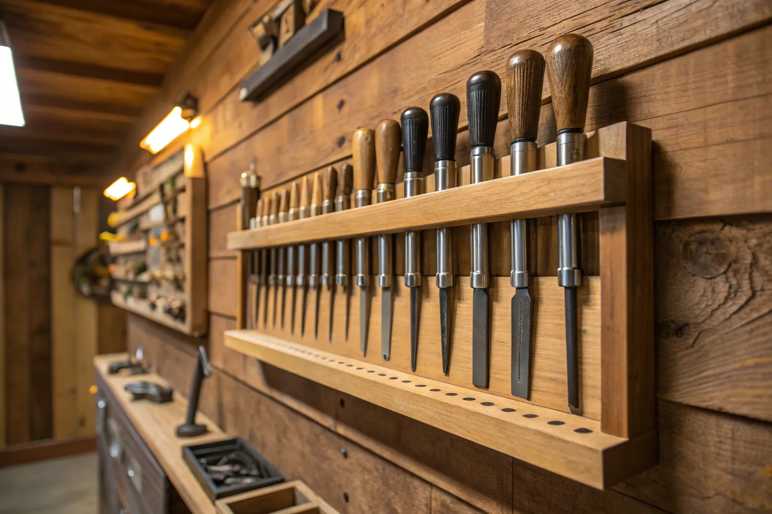 18+ Smart Wood Lathe Tool Storage Ideas