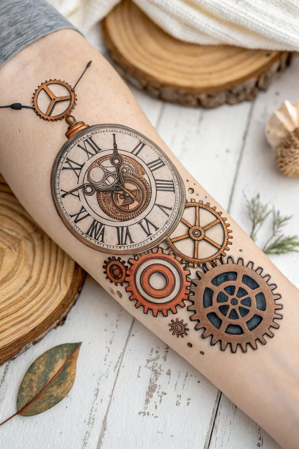 8+ Inspiring Clock Tattoo Drawing Ideas