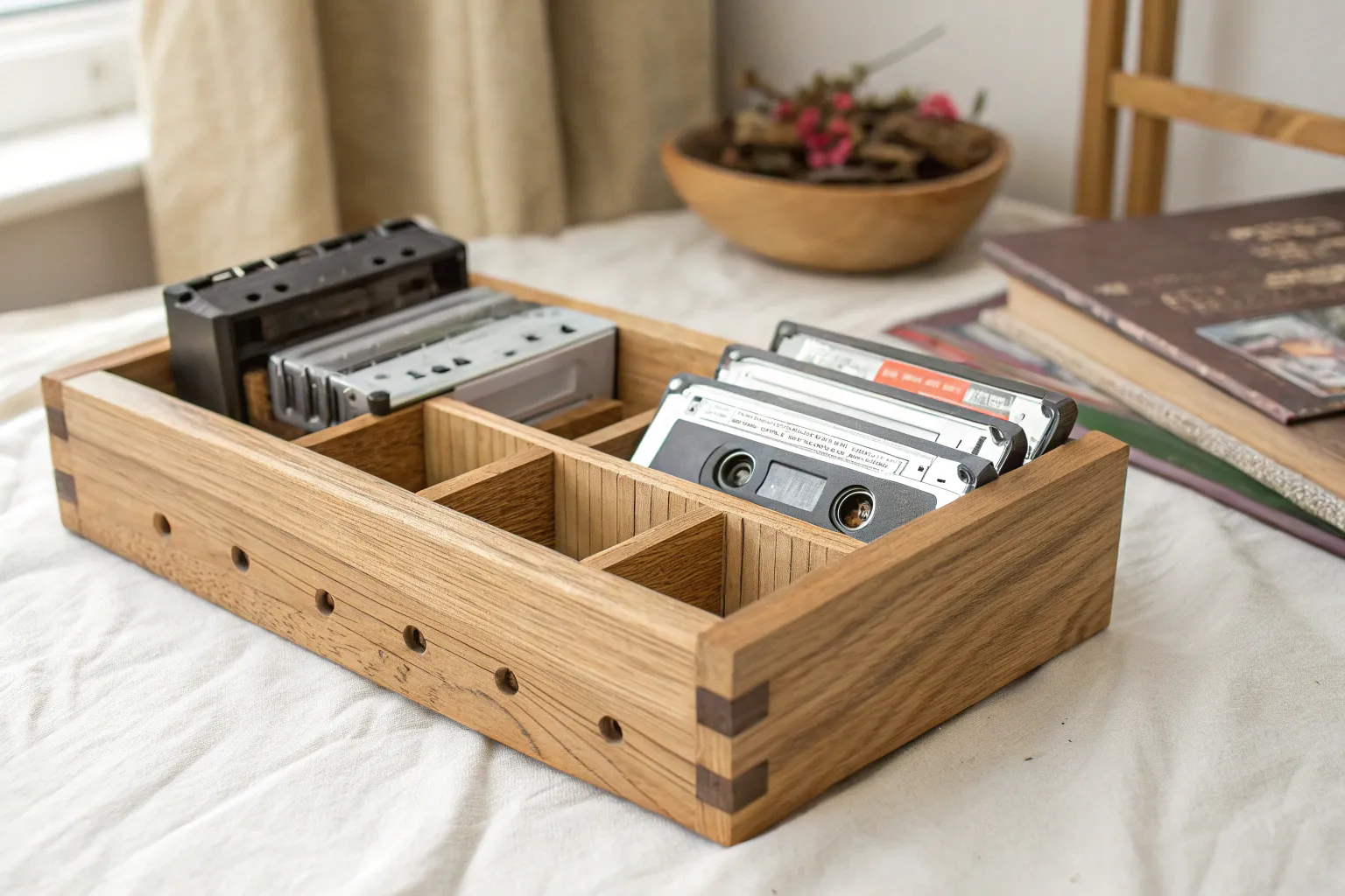 19+ Creative Cassette Tape Organizer Ideas