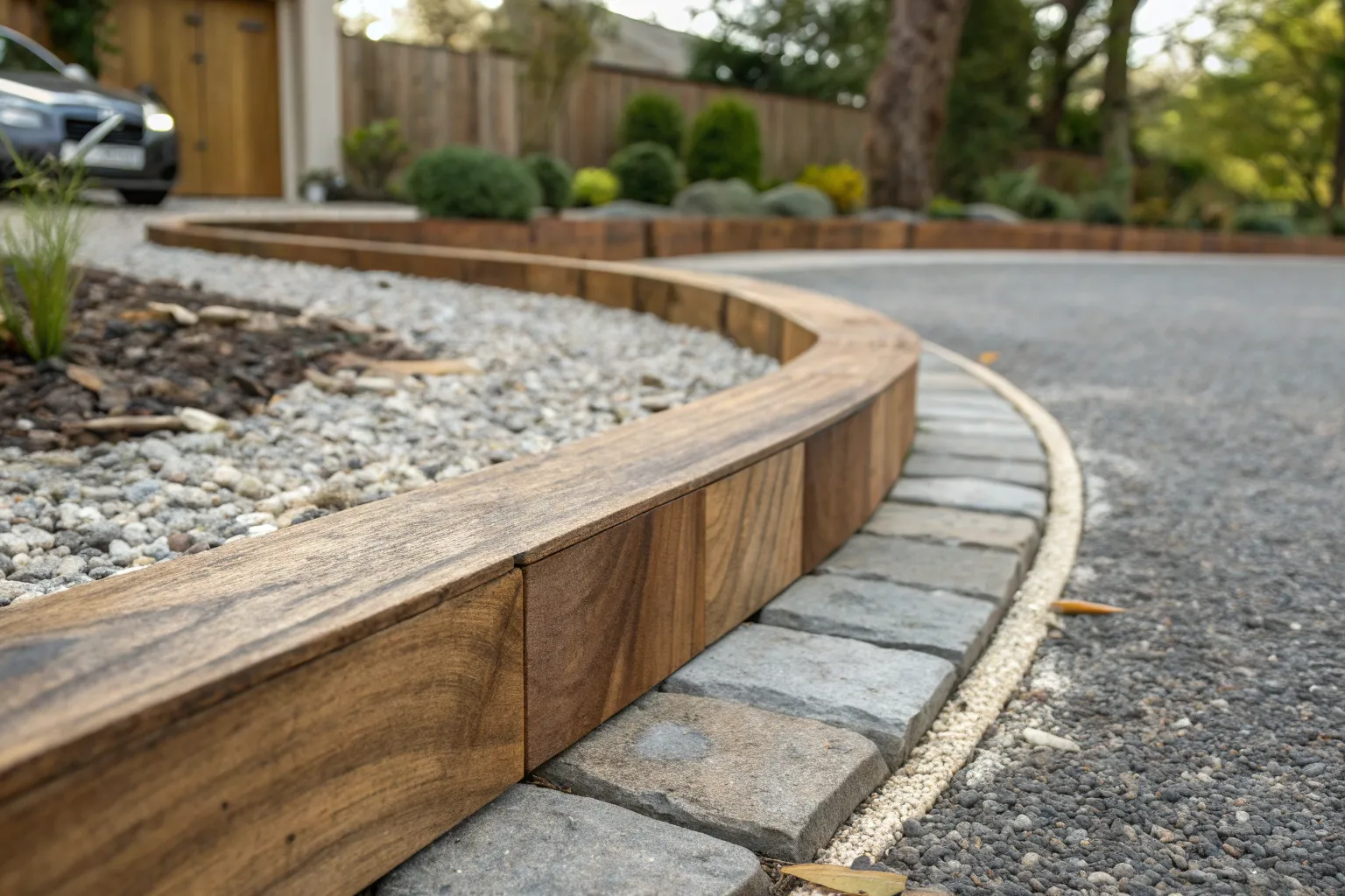 15+ Creative Edging Ideas for Gravel Driveways