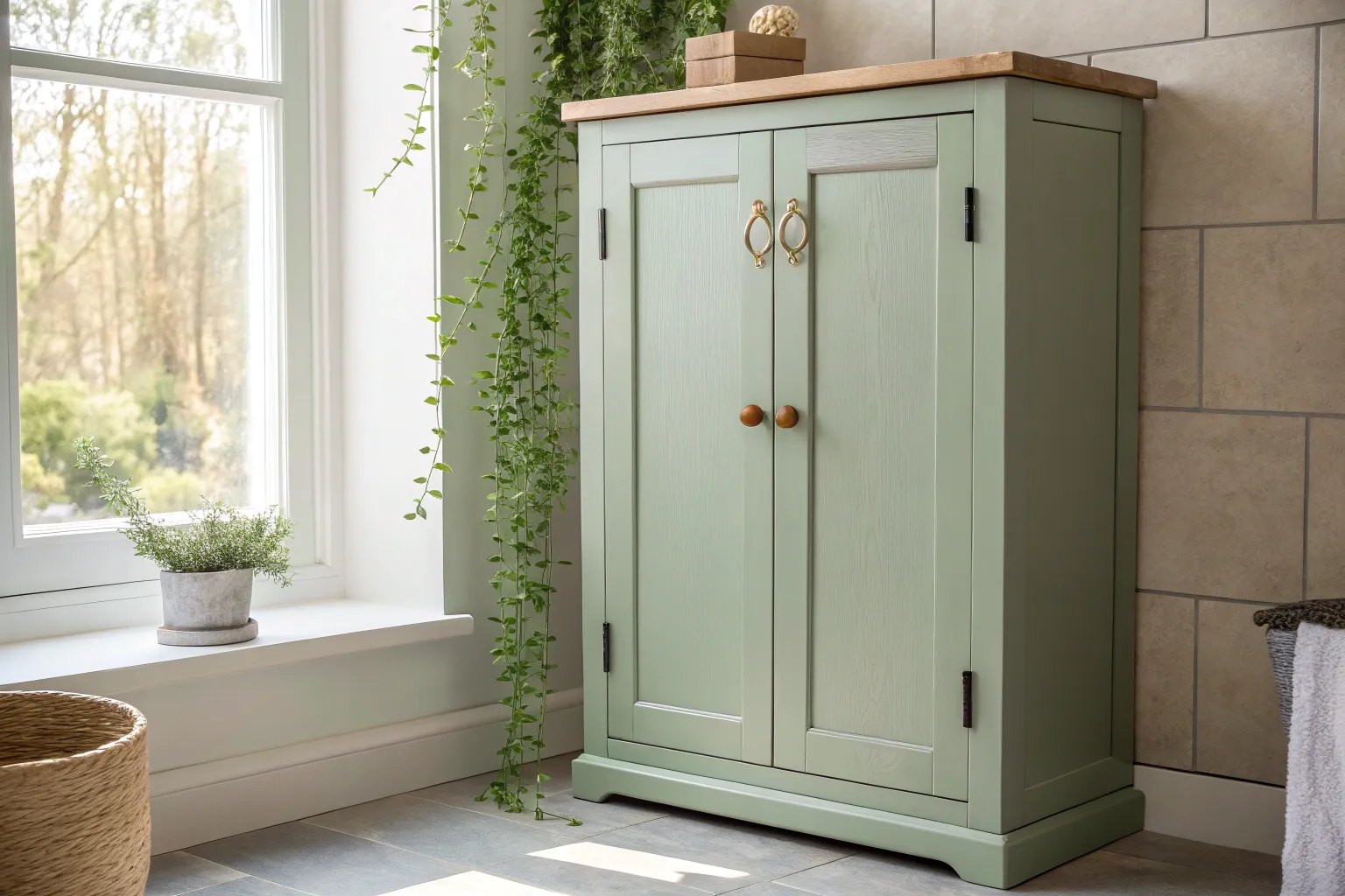 15+ Creative Ways to Paint Bathroom Cabinets