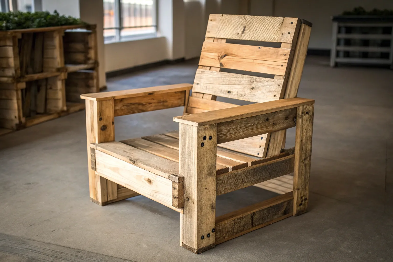 20+ Creative Pallet Chair Plans & Ideas