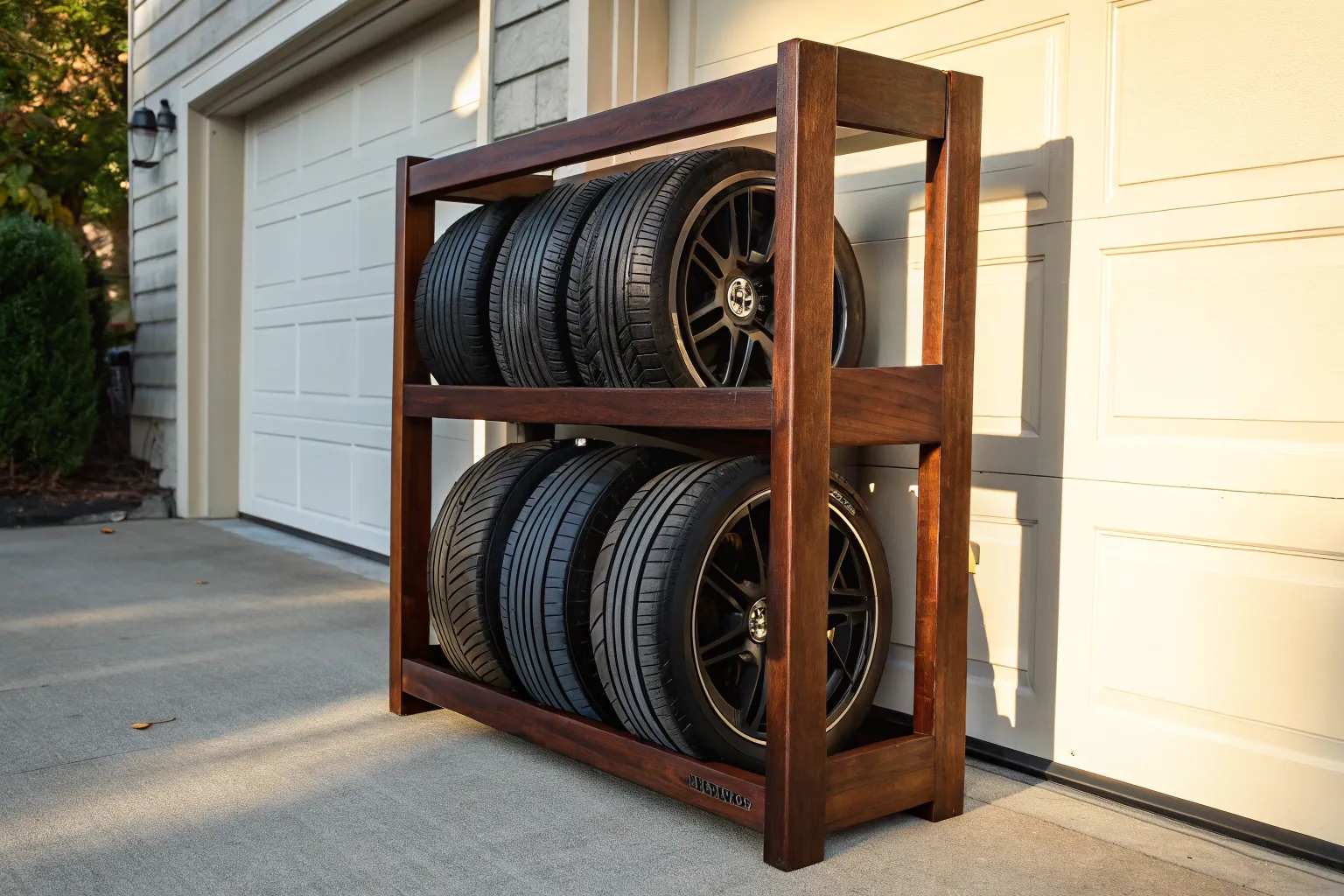 18+ Creative DIY Tire Rack Ideas to Organize Your Space