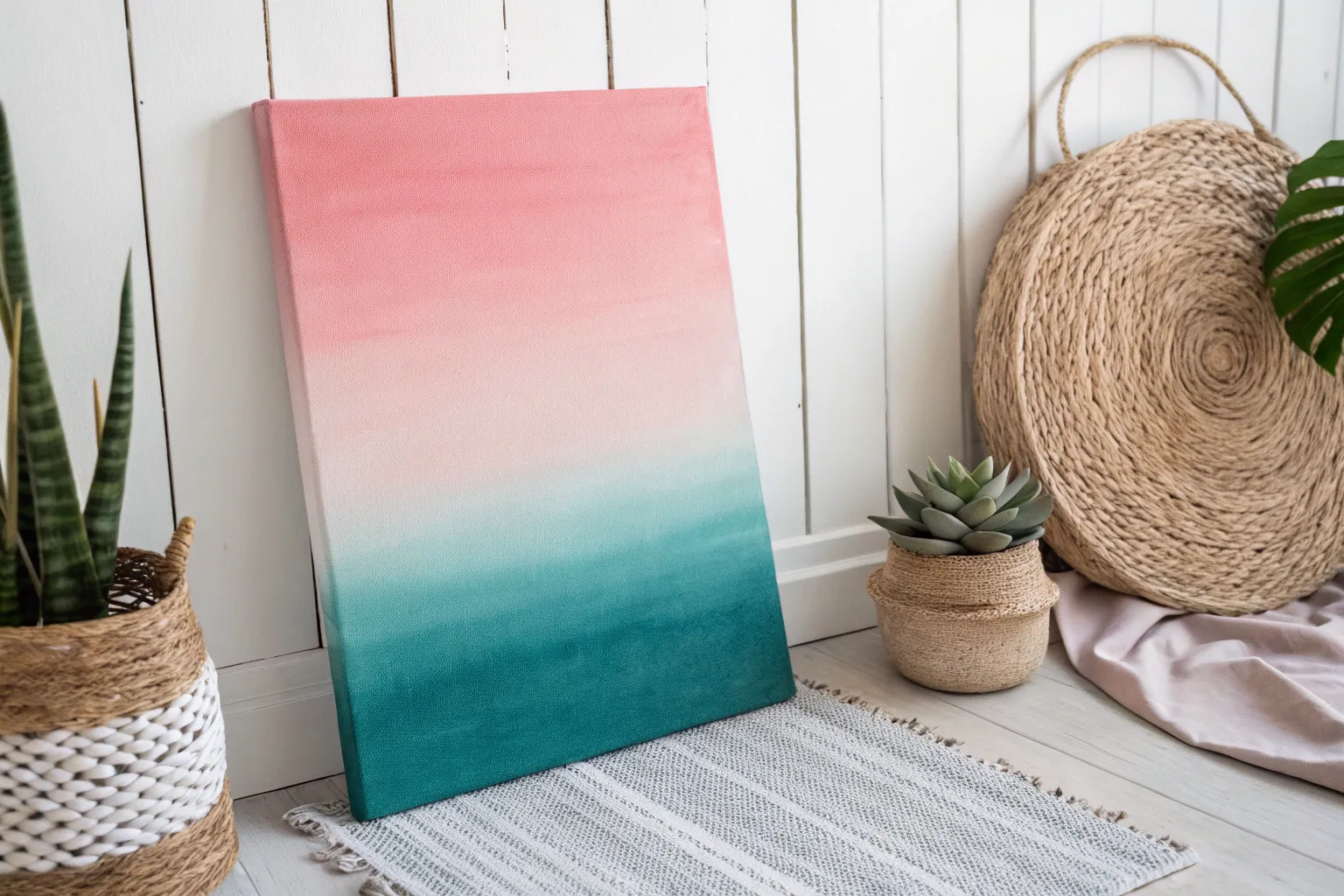 16+ Stunning Ombre Painting Ideas for Canvas