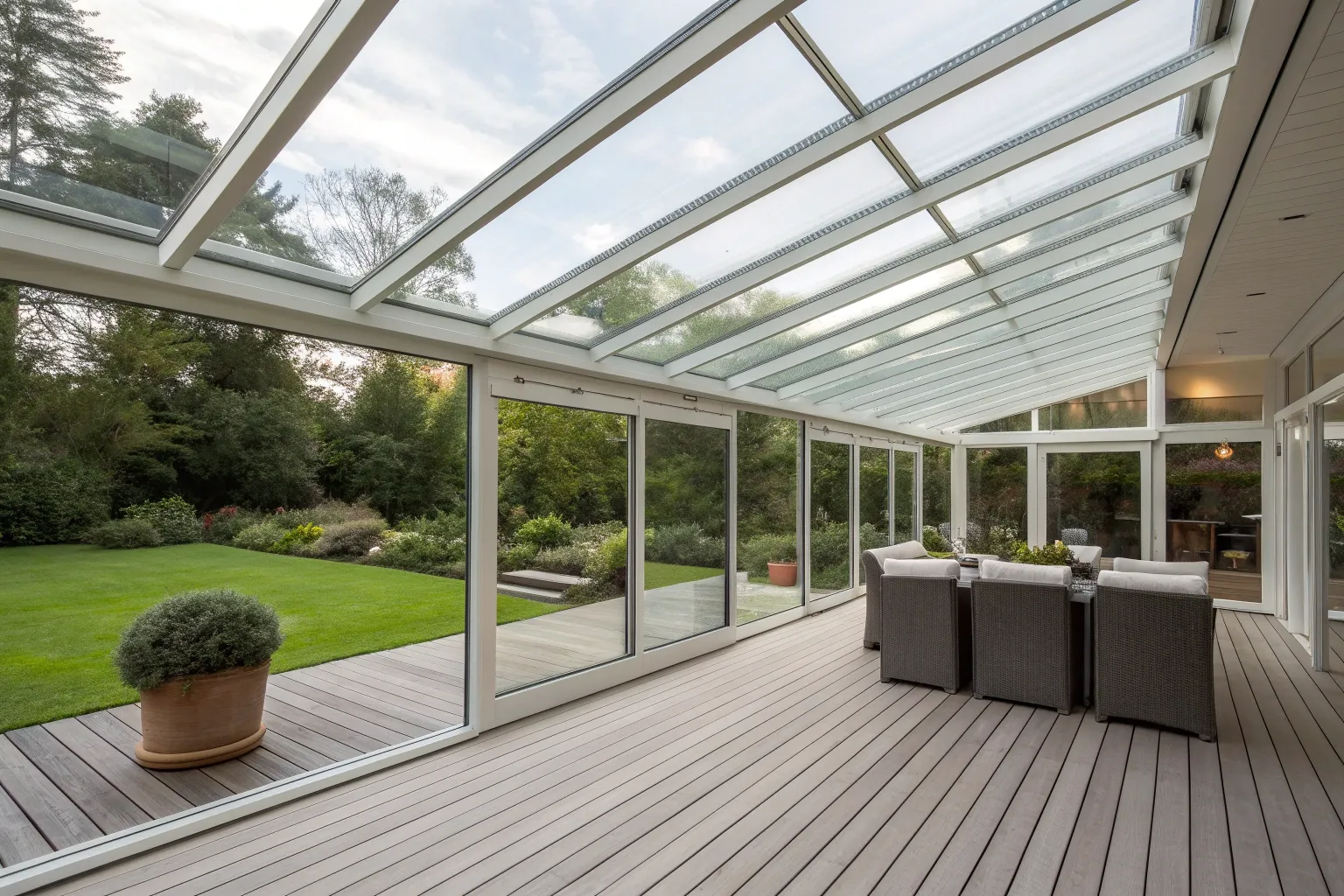 11+ Stylish Clear Deck Roof Ideas for Your Home